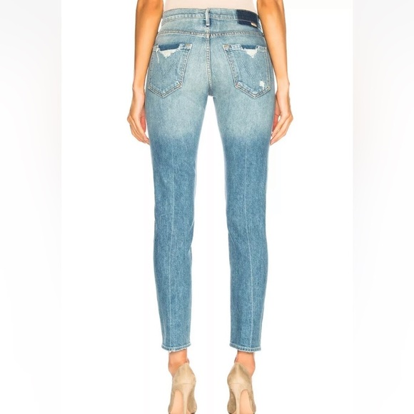 MOTHER STINGER FLOOD IN HIGH AS THE HEAVENS STRAIGHT SKINNY,HIGH RISE,BUTTON FLY - Picture 7 of 16